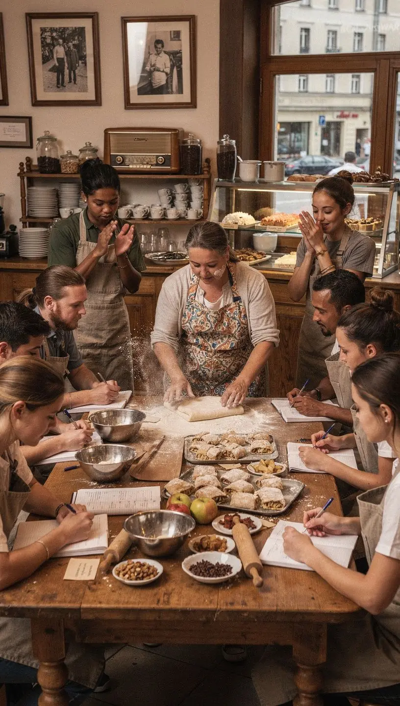 Ein erfolgreiches Restaurant mit zufriedenen Gästen und einem engagierten Team von Mitarbeitern im Service.